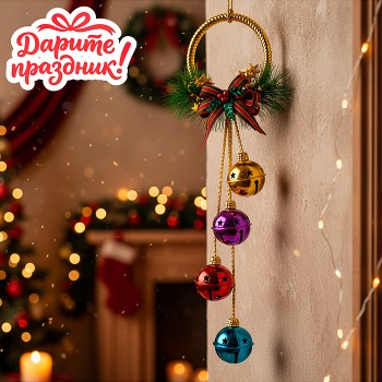 Новогоднее украшение "Кольцо" 40 см.