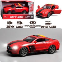 Машина "Красный штурман" 1:18 (свет, звук) в коробке