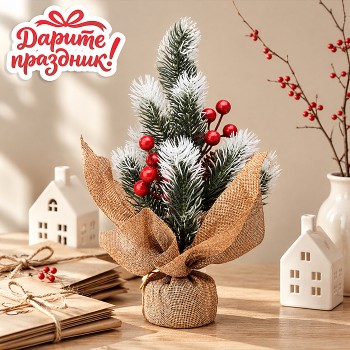 Ель сувенирная "Радость" 27см