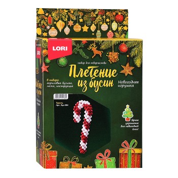 Игрушки. Плетение из бусин "Трость"
