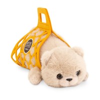 Кот Барсик в сумке бежевый 35