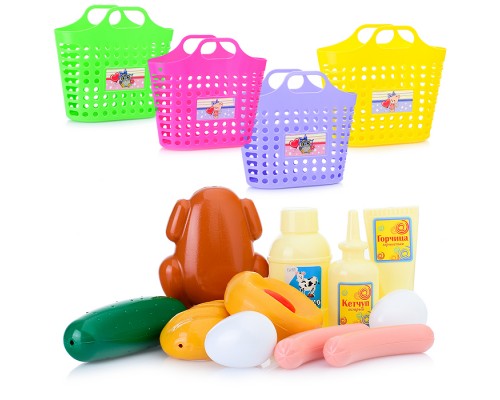 Игровой набор "Продуктовая корзинка" (12 предметов)