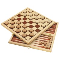 Набор настольных игр "Шашки+нарды"