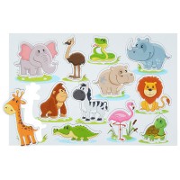 Магниты "Африка". Серия Магнитные истории (европодвес, 4х20шт)