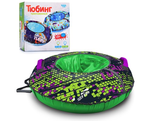 Игрушка. Тюбинг принтованный 70см "Nika sport" (фиолетовый)