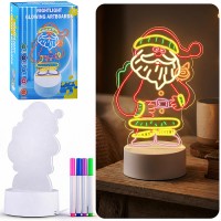 Доска для рисования с USB (световая) "Санта" в коробке