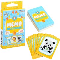 Игра настольная Мемо "Животные". серия АКТИВ time