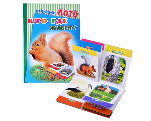 Книга Лото. Кто где живет?