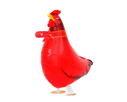 Шар 3D (22''/56 см) Ходячая Фигура, Курица, 1 шт. в уп.