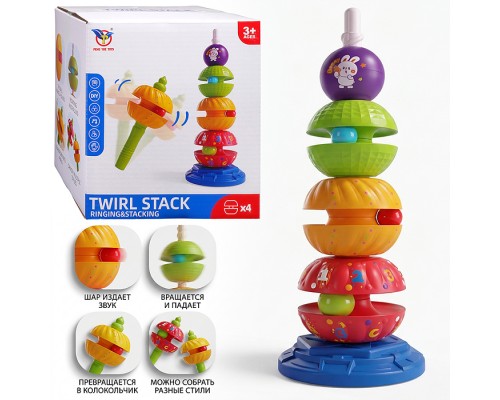 Игрушка развивающая "Вращающаяся башенка" в коробке