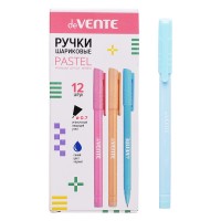 Ручка шариковая "Triolino Pastel" d=0,7 мм, пастельный трехгранный корпус, рифлёная грип-зона, цвета корпуса - пастельное ассорти, сменный стержень, индивидуальная маркировка, в картонной коробке, синяя