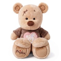 Медведь Misha в кофте (портрет Маши), 23см, в коробке