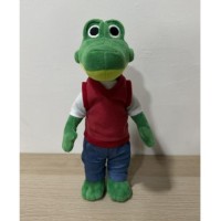 Игрушка мягкая "Чебурашка" Крокодил Гена 25см, озвуч.