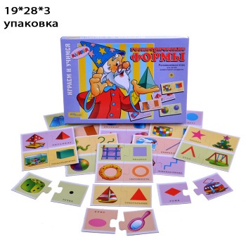 Настольная игра "Геометрические формы"