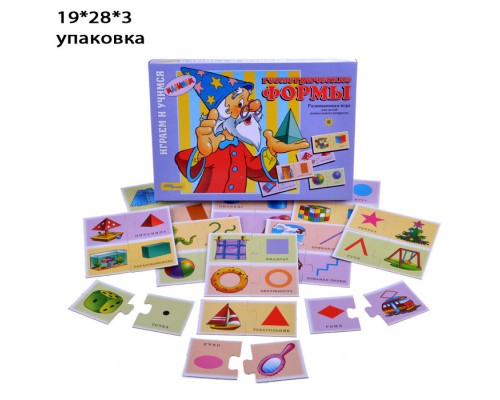 Настольная игра "Геометрические формы"