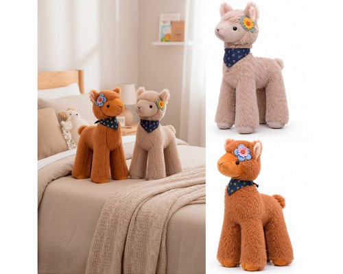 Мягкая игрушка "Альпака" 25 см.