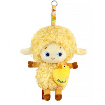 Овечка Фифи, игрушка с кольцом, 15 см
