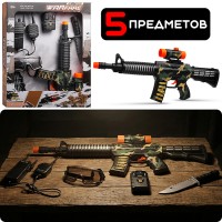 Набор Военного "Командос" (свет, звук) в коробке