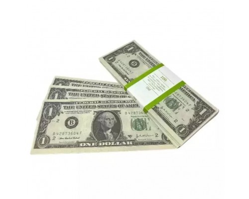 Купюры сувенирные 80 шт. "1$"