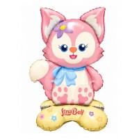 Шар 3D (21''/53 см) Фигура на подставке, Лисенок, 1 шт. в уп.