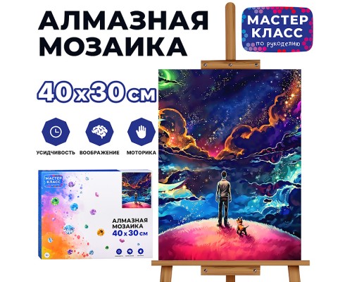 Мозаика алмазная "Волшебная ночь" 30*40см