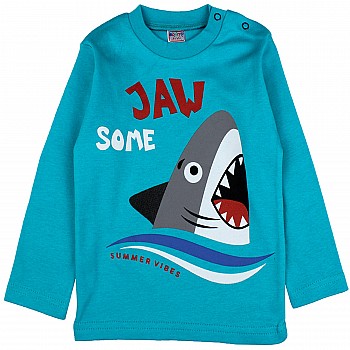 Джемпер для мальчика, акула