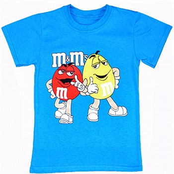 Футболка бирюзовая M&M"s