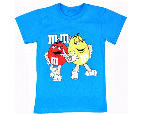 Футболка бирюзовая M&M"s