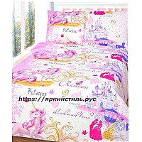Комплект постельного белья Princess, Единорог