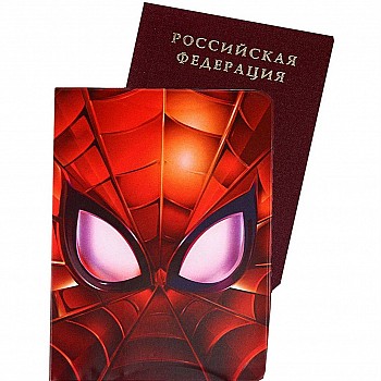 Обложка для паспорта, Человек-паук